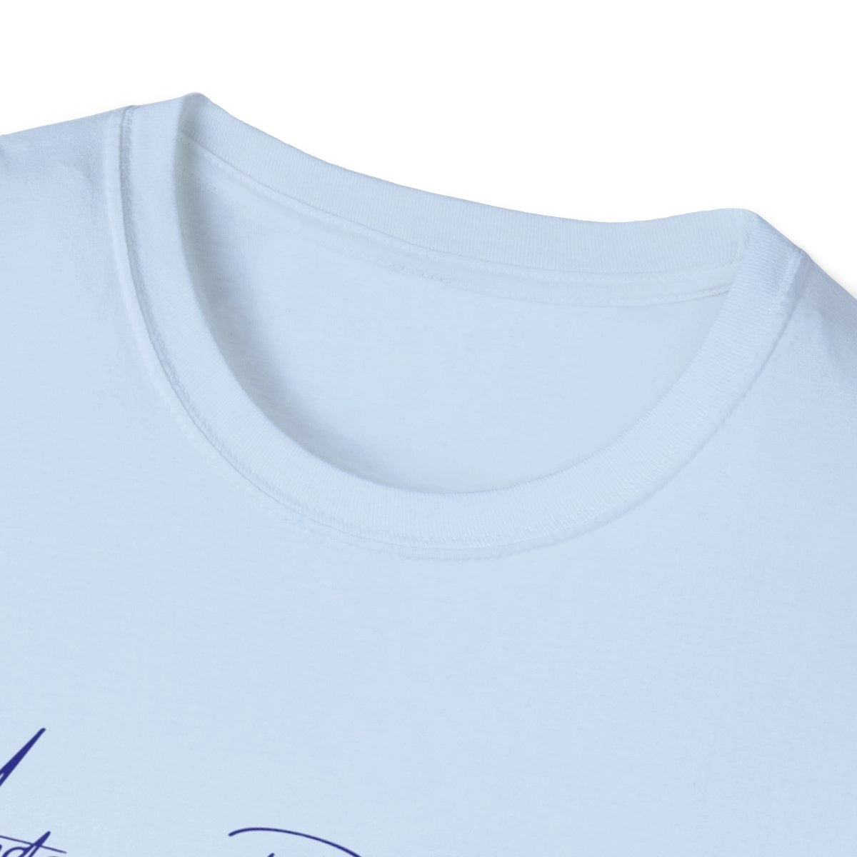 Idaho  Anderson  Ranch  Reservoir  T-shirt  other  position  view  from  front-collar-closeup  light  blue.webp