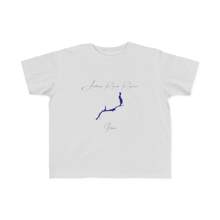 Idaho  Anderson  Ranch  Reservoir  Toddler  T-shirt  front  position  view  from  front  silver.webp