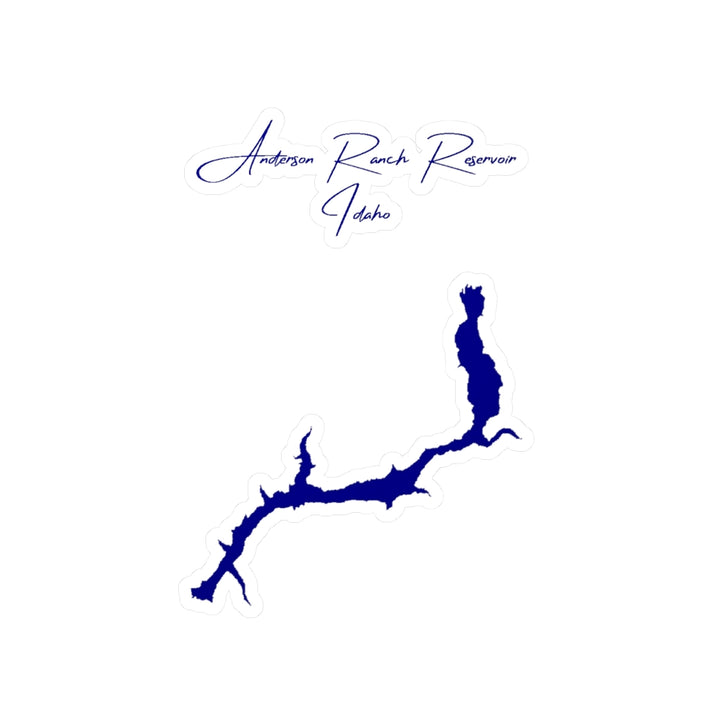 Idaho  Anderson  Ranch  Reservoir  Vinyl  Decal  other  position  view  from  front  4  x  6.webp