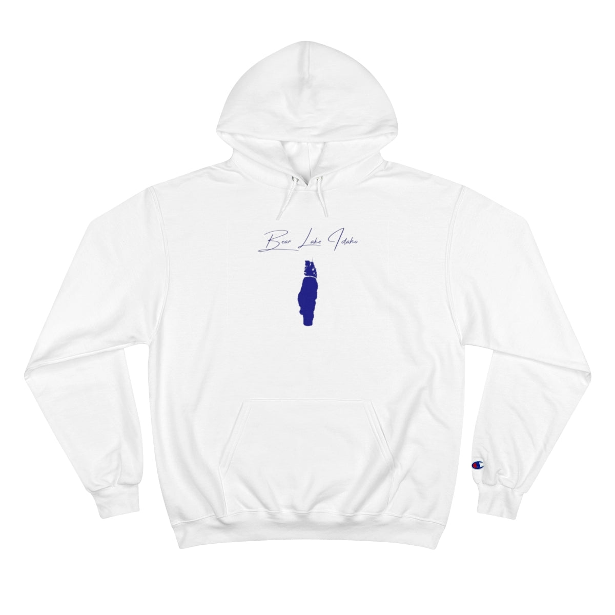 Idaho  Bear  Lake  Hoodie  front  position  view  from  front  white.webp