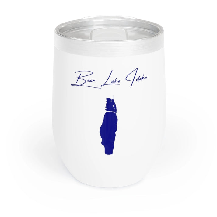 Idaho  Bear  Lake  Wine  Tumbler  front  position  view  from  front  white.webp