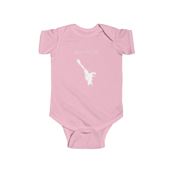 Idaho  Blackfoot  Reservoir  Onesie  front  position  view  from  front  pink.webp