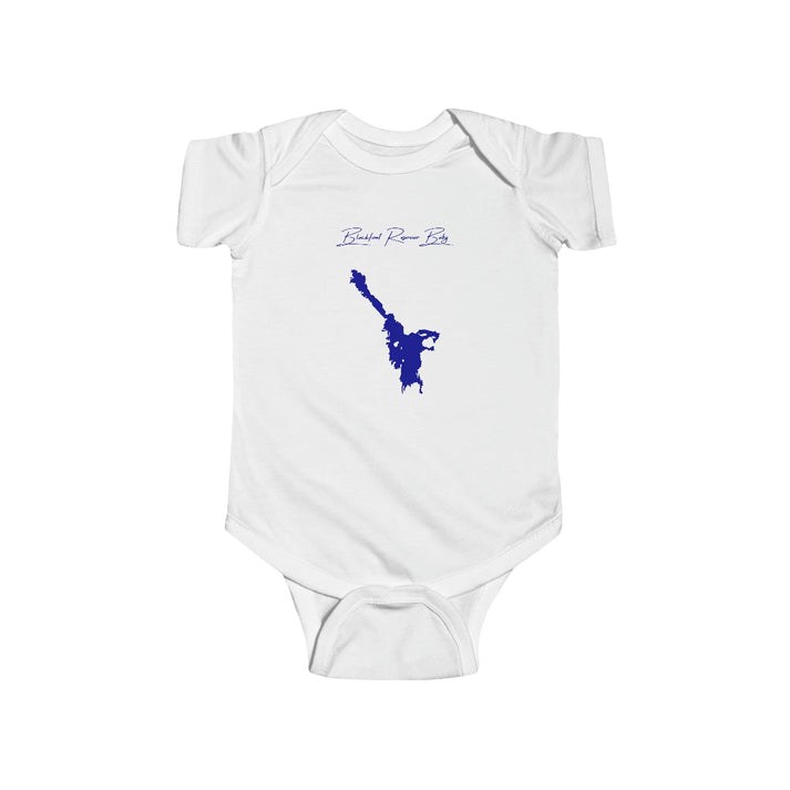 Idaho  Blackfoot  Reservoir  Onesie  front  position  view  from  front  white.webp