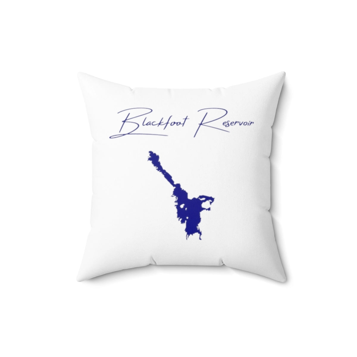 Idaho  Blackfoot  Reservoir  Pillow  front  position  view  from  back  16  x  16.webp