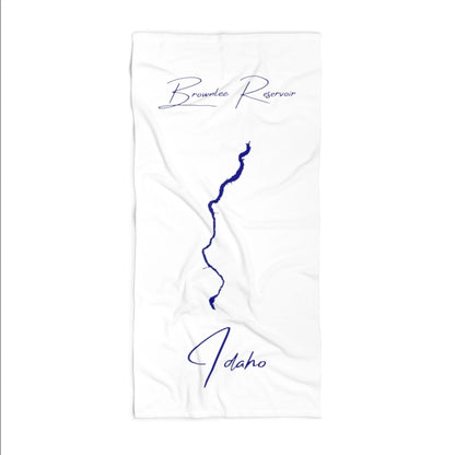 Idaho  Brownlee  Reservoir  Beach  Towel  front  position  view  from  front  36  x  72.webp