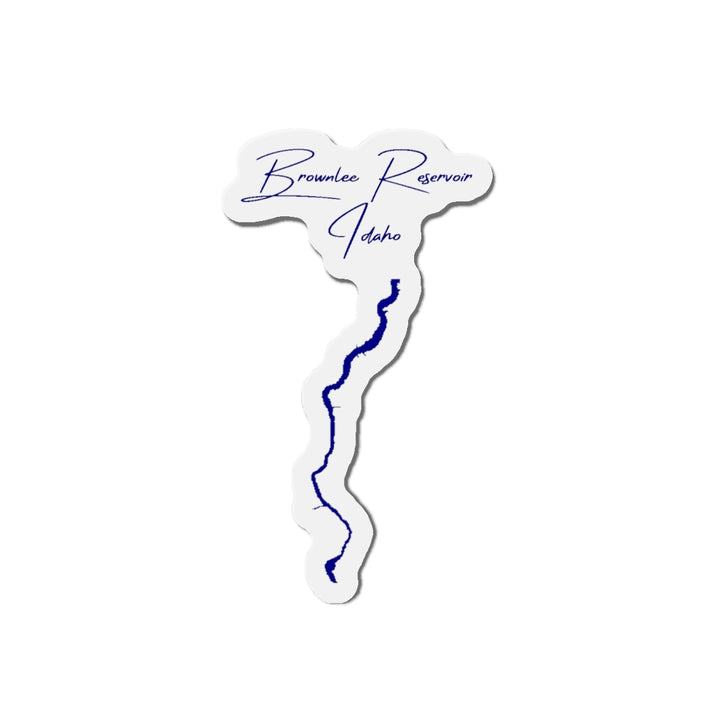 Idaho  Brownlee  Reservoir  Die  Cut  Magnet  front  position  view  from  front  4  x  4.webp