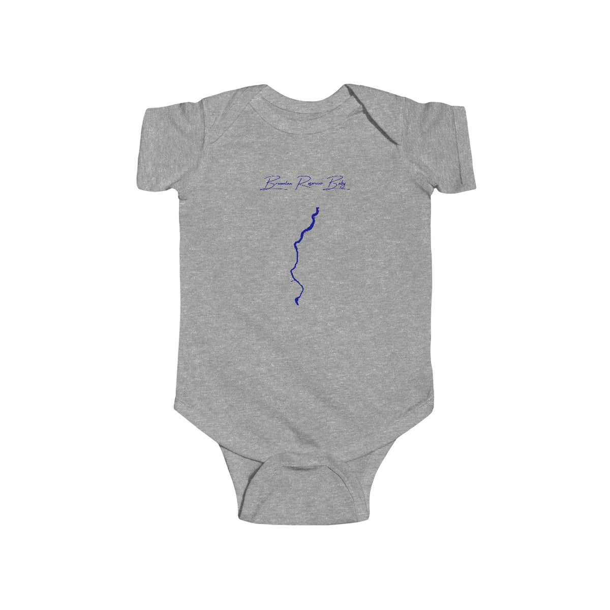 Idaho  Brownlee  Reservoir  Onesie  front  position  view  from  front  heather.webp