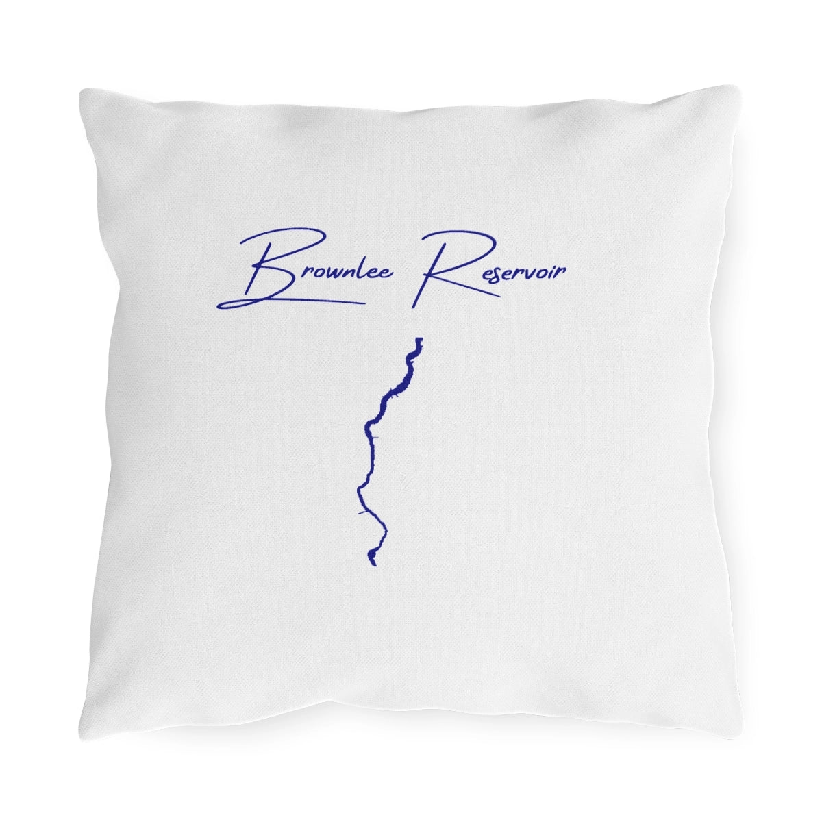 Idaho  Brownlee  Reservoir  Outdoor  Pillow  front  position  view  from  front  16  x  16.webp