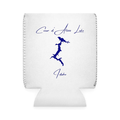 Idaho  Coeur  d'Alene  Lake  Can  Koozie  front  position  view  from  front-1  white.webp