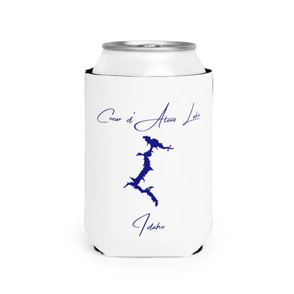 Idaho  Coeur  d'Alene  Lake  Can  Koozie  front  position  view  from  front-2  white.webp