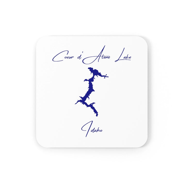 Idaho  Coeur  d'Alene  Lake  Coaster  Set  front  position  view  from  front  3.75  x  3.75.webp