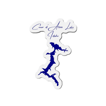 Idaho  Coeur  d'Alene  Lake  Die  Cut  Magnet  front  position  view  from  front  4  x  4.webp