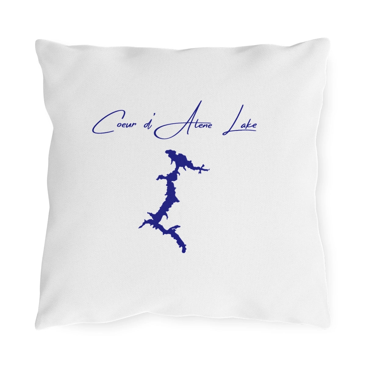 Idaho  Coeur  d'Alene  Lake  Outdoor  Pillow  front  position  view  from  front  16  x  16.webp