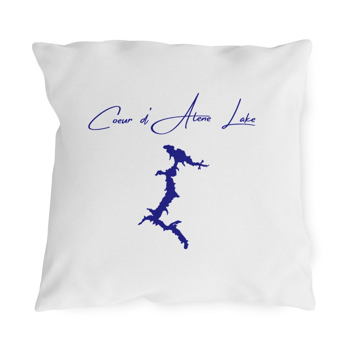 Idaho  Coeur  d'Alene  Lake  Outdoor  Pillow  front  position  view  from  front  18  x  18.webp