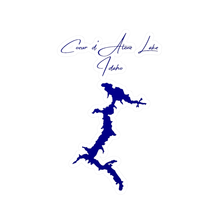 Idaho  Coeur  d'Alene  Lake  Vinyl  Decal  other  position  view  from  front  4  x  6.webp