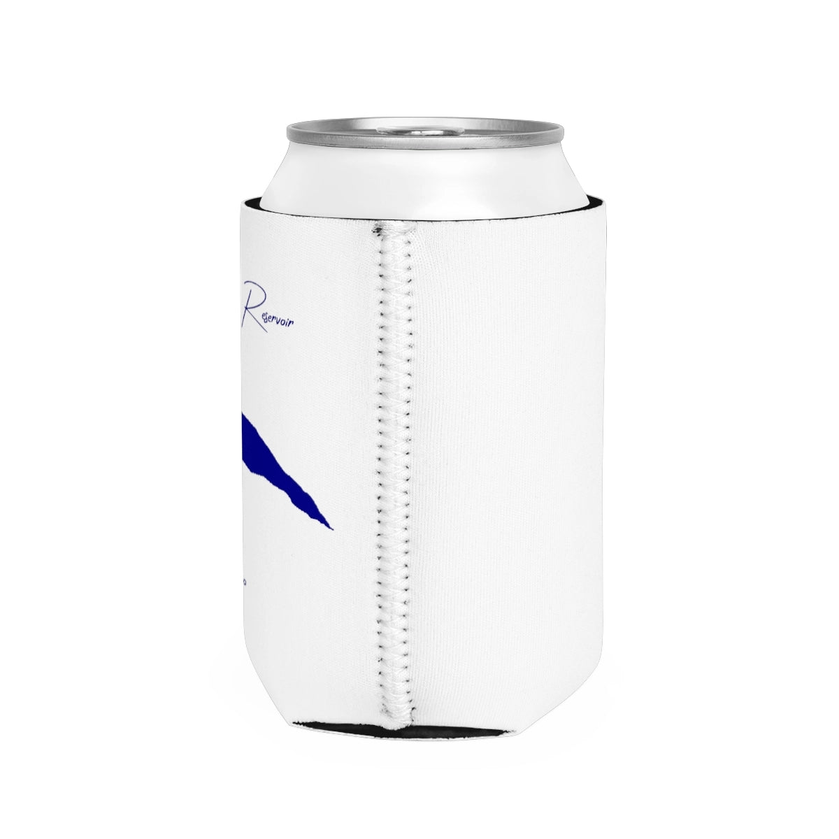 Idaho  Grassy  Lake  Reservoir  Can  Koozie  all  position  view  from  right  white.webp