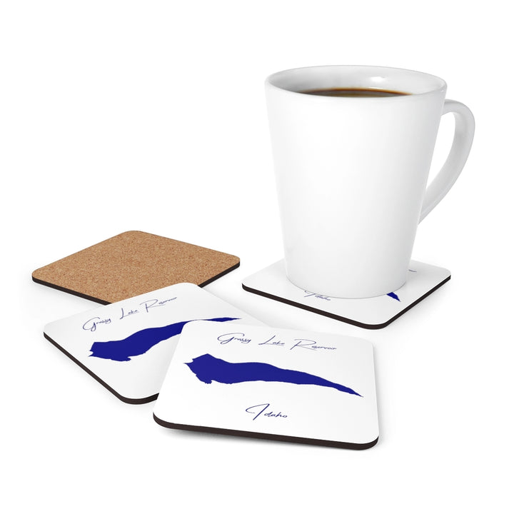 Idaho  Grassy  Lake  Reservoir  Coaster  Set  front  position  view  from  context-1  3.75  x  3.75.webp