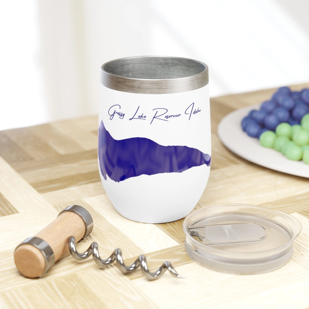 Idaho  Grassy  Lake  Reservoir  Wine  Tumbler  other  position  view  from  context  white.webp