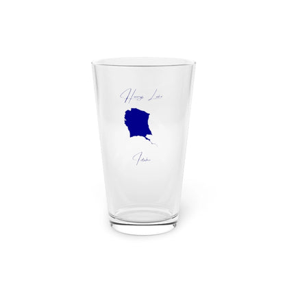 Idaho  Henrys  Lake  16oz  Pint  Glass  front  position  view  from  front  16oz.webp