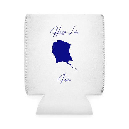 Idaho  Henrys  Lake  Can  Koozie  front  position  view  from  front-1  white.webp