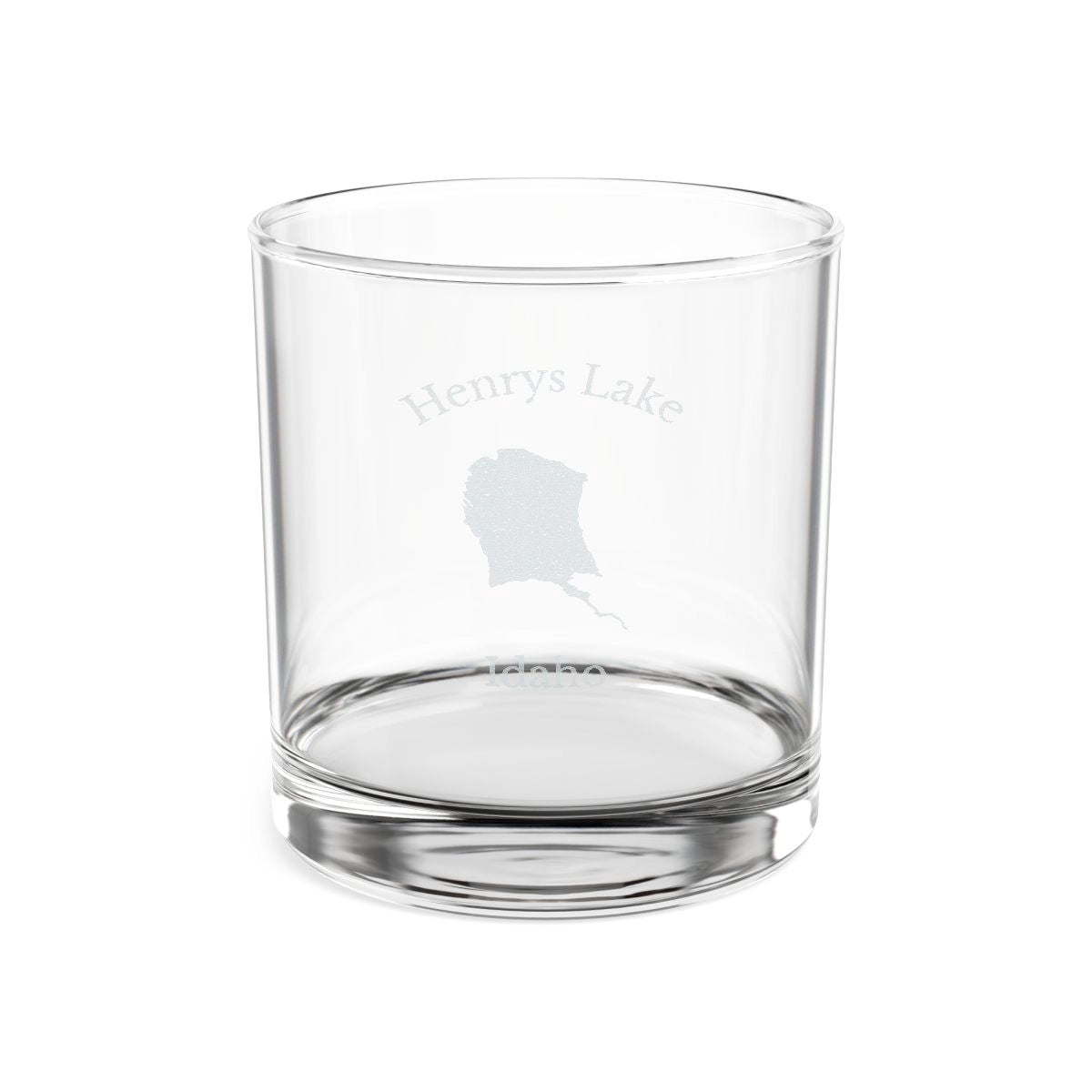 Idaho  Henrys  Lake  Engraved  Whiskey  Glass  other  position  view  from  front  10.5oz.webp