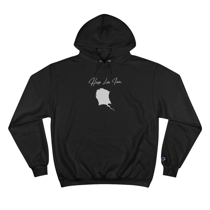 Idaho  Henrys  Lake  Hoodie  front  position  view  from  front  black.webp