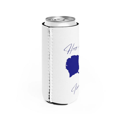 Idaho  Henrys  Lake  Slim  Can  Koozie  all  position  view  from  right  white.webp