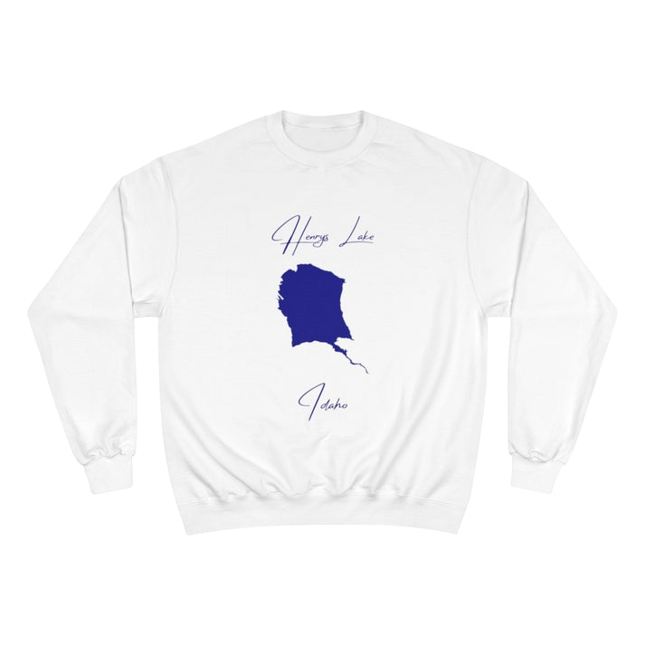Idaho  Henrys  Lake  Sweatshirt  front  position  view  from  front  white.webp