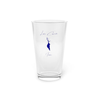 Idaho  Lake  Cascade  16oz  Pint  Glass  front  position  view  from  front  16oz.webp