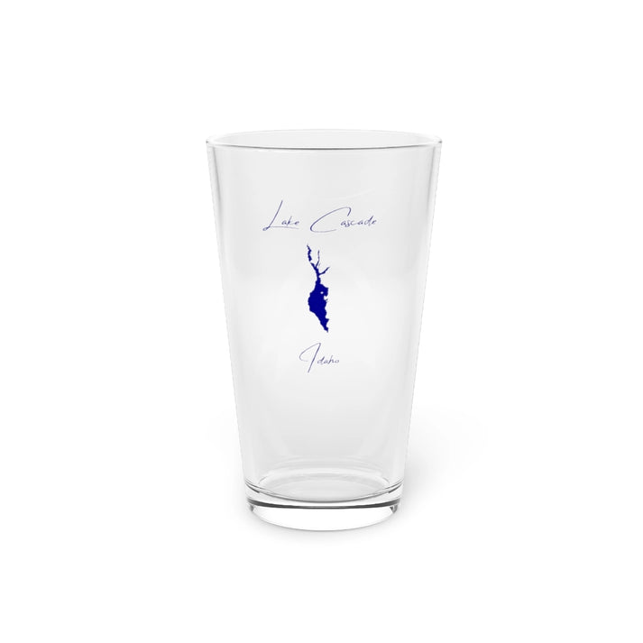 Idaho  Lake  Cascade  16oz  Pint  Glass  front  position  view  from  front  16oz.webp