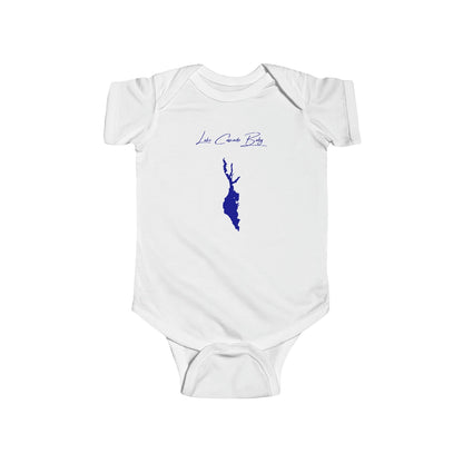 Idaho  Lake  Cascade  Onesie  front  position  view  from  front  white.webp