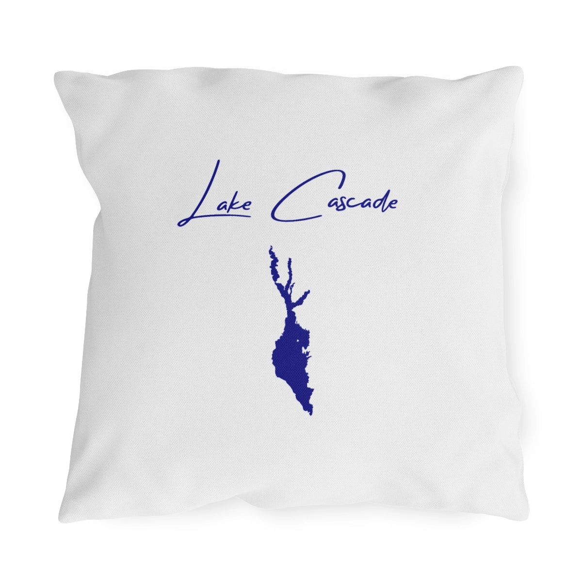 Idaho  Lake  Cascade  Outdoor  Pillow  front  position  view  from  front  18  x  18.webp