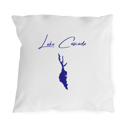 Idaho  Lake  Cascade  Outdoor  Pillow  front  position  view  from  front  18  x  18.webp