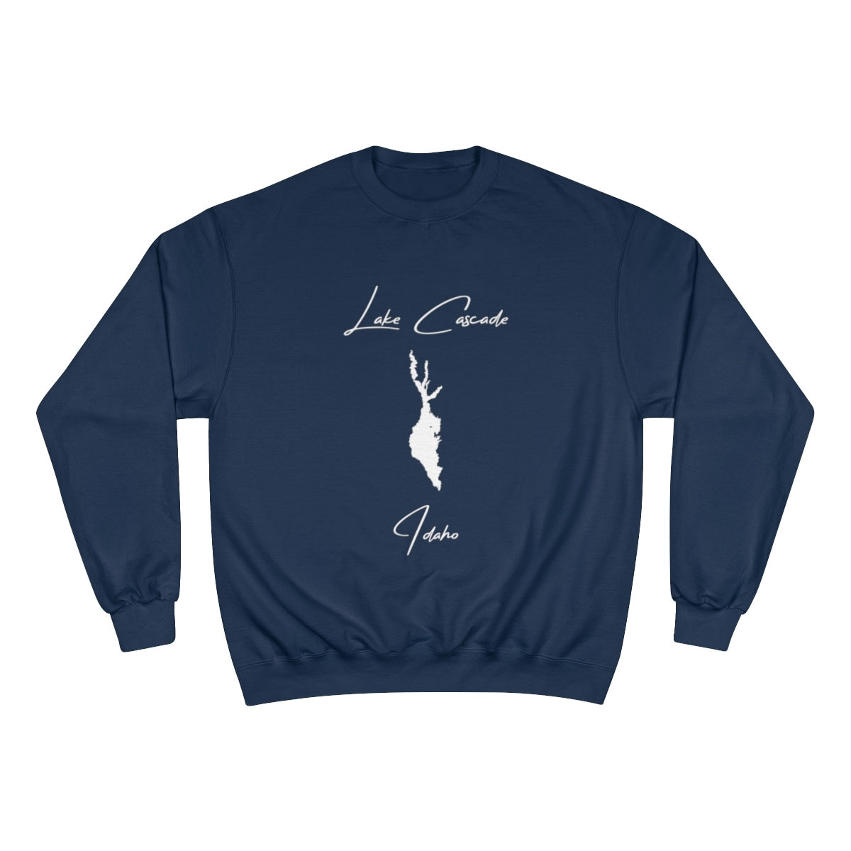 Idaho  Lake  Cascade  Sweatshirt  front  position  view  from  front  navy.webp