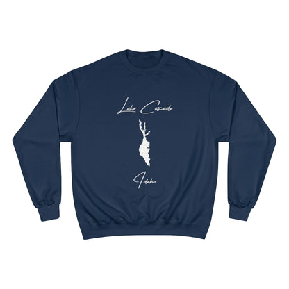Idaho  Lake  Cascade  Sweatshirt  front  position  view  from  front  navy.webp
