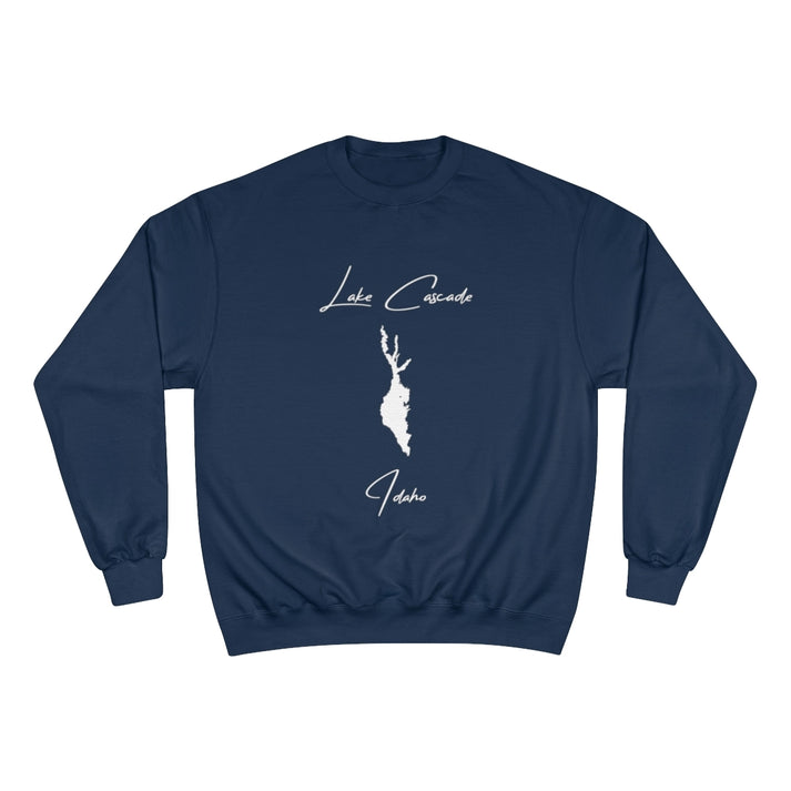 Idaho  Lake  Cascade  Sweatshirt  front  position  view  from  front  navy.webp