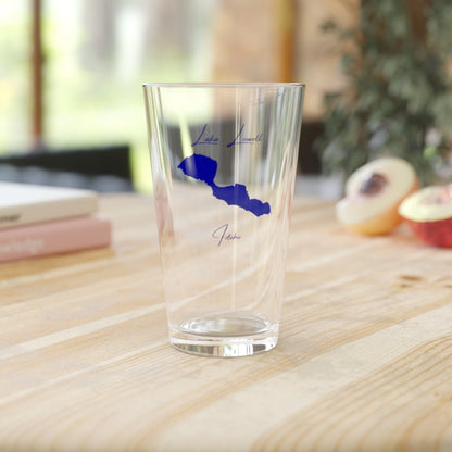 Idaho  Lake  Lowell  16oz  Pint  Glass  front  position  view  from  context-2  16oz.webp