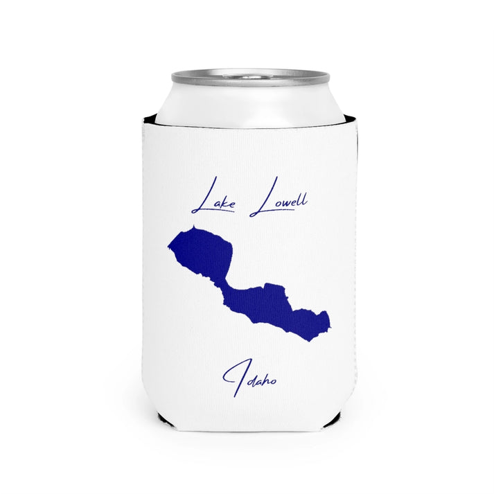 Idaho  Lake  Lowell  Can  Koozie  front  position  view  from  front-2  white.webp