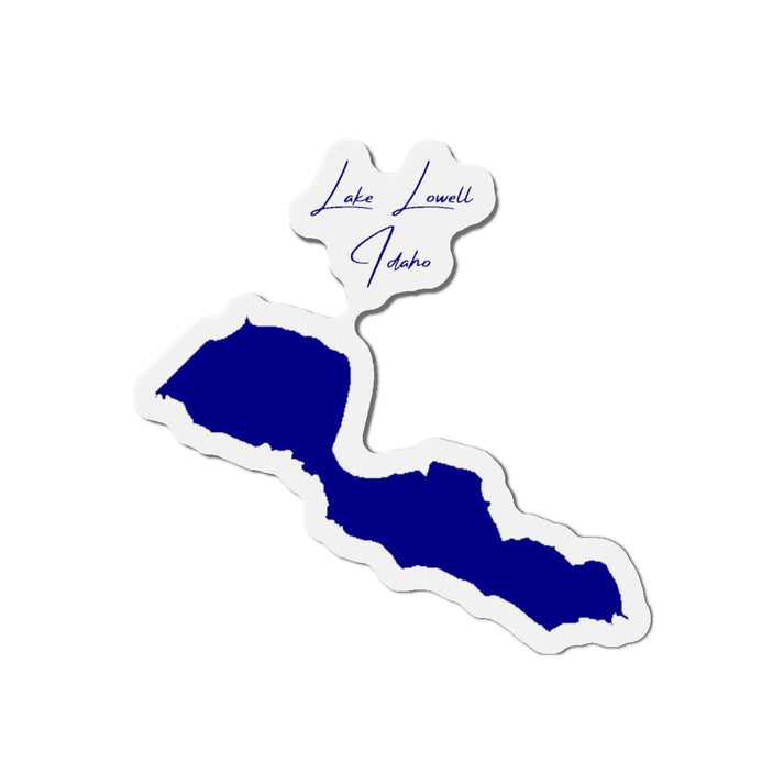 Idaho  Lake  Lowell  Die  Cut  Magnet  front  position  view  from  front  4  x  4.webp