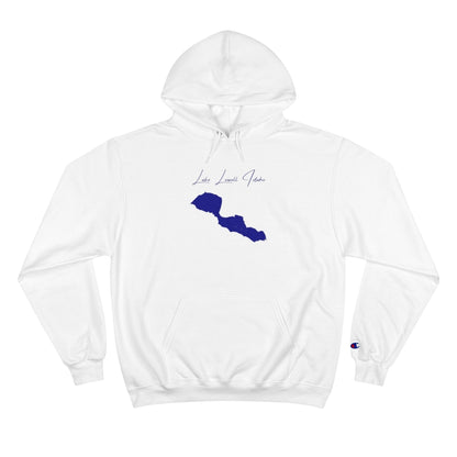 Idaho  Lake  Lowell  Hoodie  front  position  view  from  front  white.webp