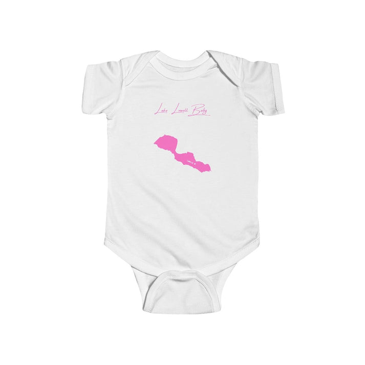 Idaho  Lake  Lowell  Onesie  front  position  view  from  front  white.webp