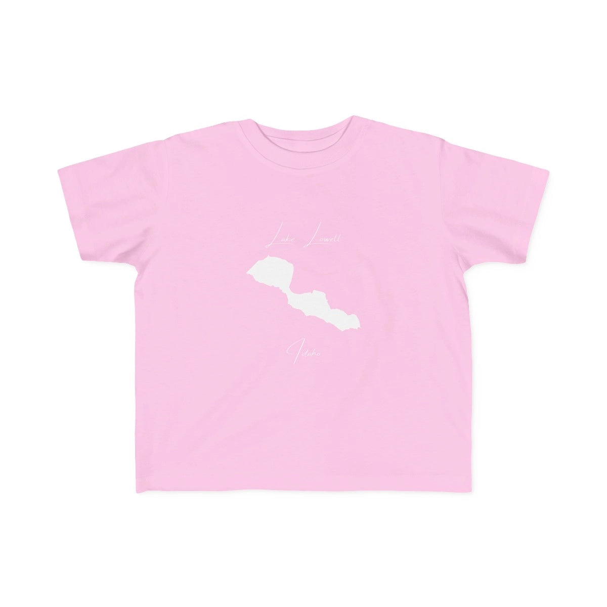 Idaho  Lake  Lowell  Toddler  T-shirt  front  position  view  from  front  pink.webp