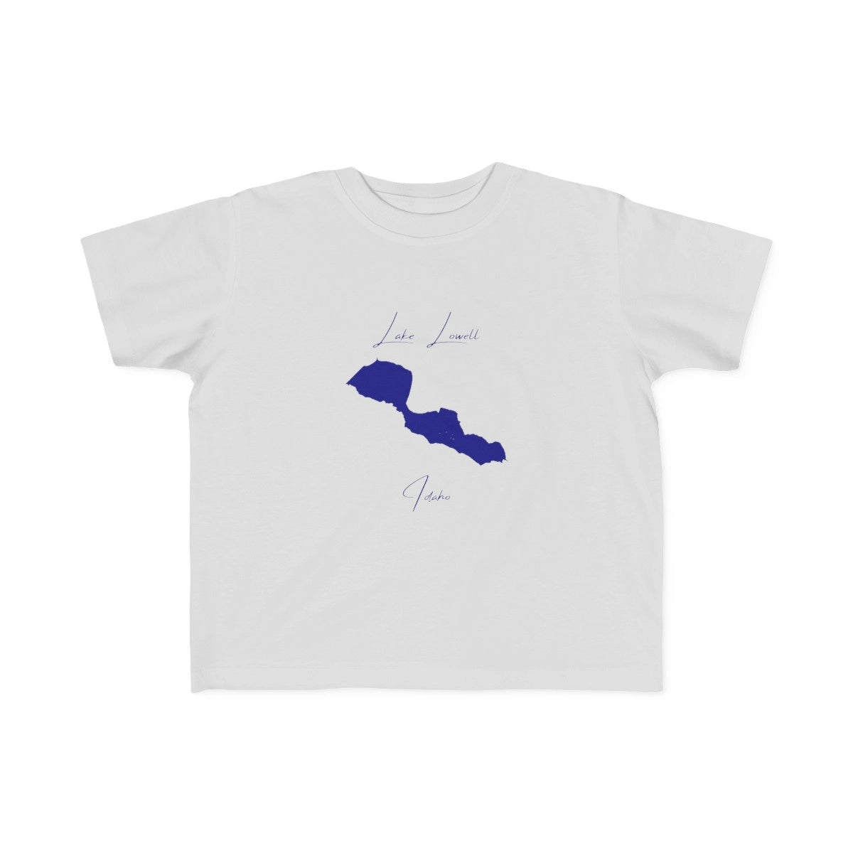 Idaho  Lake  Lowell  Toddler  T-shirt  front  position  view  from  front  silver.webp