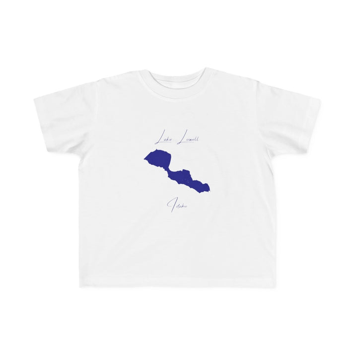 Idaho  Lake  Lowell  Toddler  T-shirt  front  position  view  from  front  white.webp