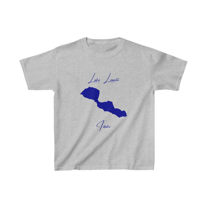 Idaho  Lake  Lowell  Youth  T-shirt  front  position  view  from  front  sport  grey.webp