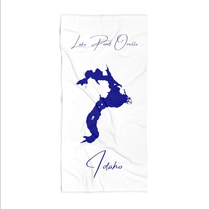 Idaho  Lake  Pend  Oreille  Beach  Towel  front  position  view  from  front  36  x  72.webp