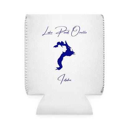 Idaho  Lake  Pend  Oreille  Can  Koozie  front  position  view  from  front-1  white.webp