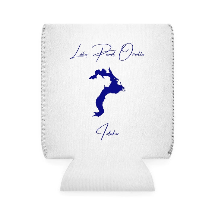 Idaho  Lake  Pend  Oreille  Can  Koozie  front  position  view  from  front-1  white.webp
