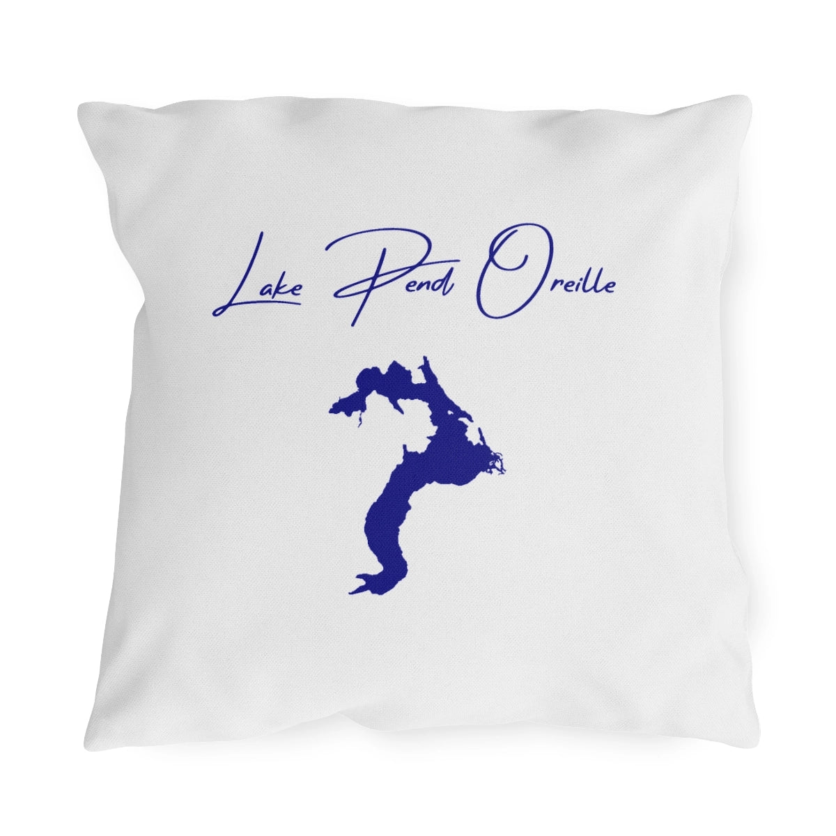 Idaho  Lake  Pend  Oreille  Outdoor  Pillow  front  position  view  from  front  18  x  18.webp