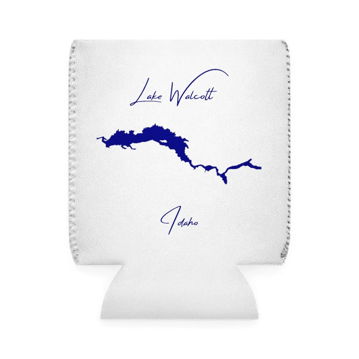 Idaho  Lake  Walcott  Can  Koozie  front  position  view  from  front-1  white.webp
